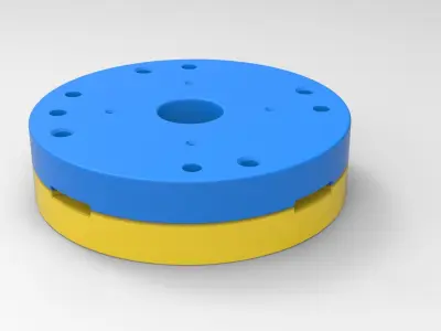 Mold for military tire 1 Scale 1 to 10 and 1 to 14 and 1 to 25 3D print model