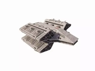 Spaceship-spacecraft-4 3D model