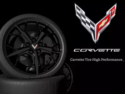 Corvette Tire High Performance 3D model