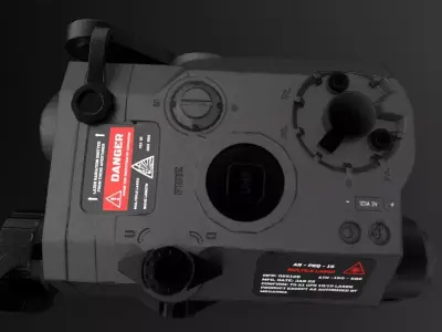 AN - PEQ 15 LASER POINTER  Low-poly 3D model