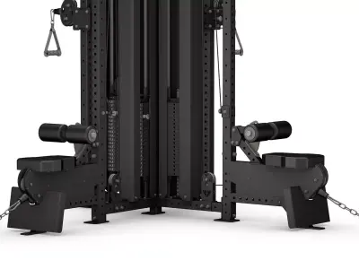 Heavy-Duty multi-gym functional trainer 3D model purchase