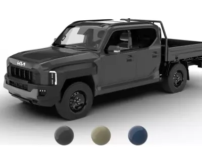 Kia Tasman Chassis 2026 3d model 3D model