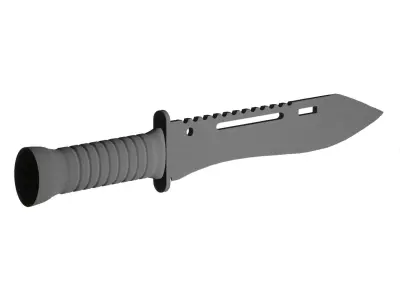Tactical Knife 3D model get