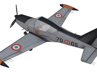 SIAI Marchetti SF260 Low-poly 3D model