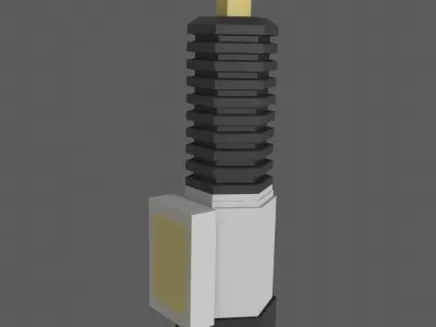 Low-Poly Star Wars Lightsaber 3D model Low Poly laser weapon Low-poly 3D model