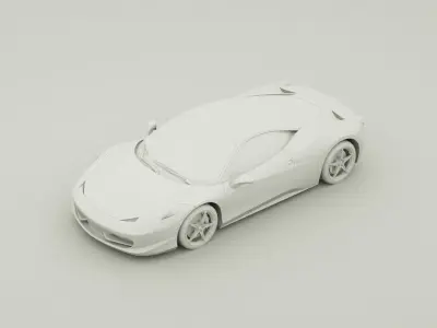 super car Free 3D model