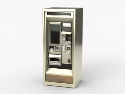 Card Vending Machine Low-poly 3D model