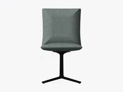 Furniture - Chair - Contemporary - Star - Base Low-poly 3D model