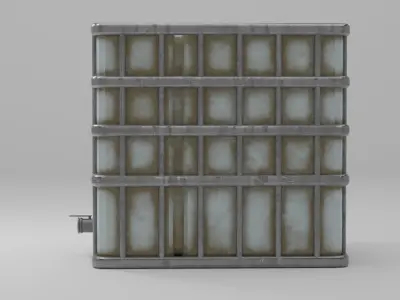 Water tank Free low-poly 3D model purchase