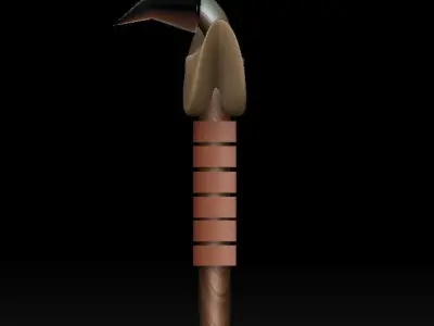 fantasy spear 3D model purchase