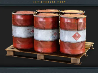 Environment Prop Vol 1 Low-poly 3D model