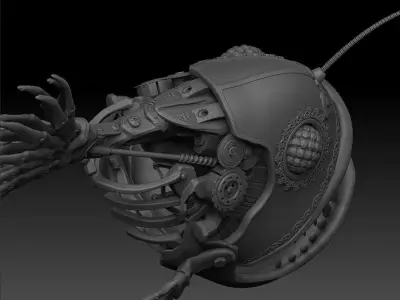 Steampunk  Fish 3D model purchase
