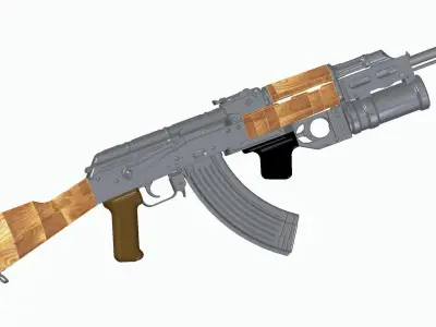GP-25 acessories 3D model