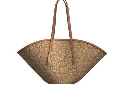 Brown Rattan Bag 3D model