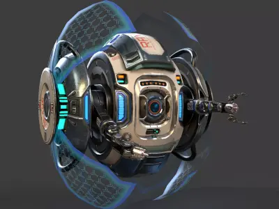 Sci-fi Drone RAV 3D model
