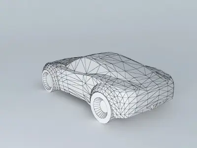 NEG sport car template Free 3D model purchase