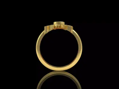 The fire Sun Ring 3D print model