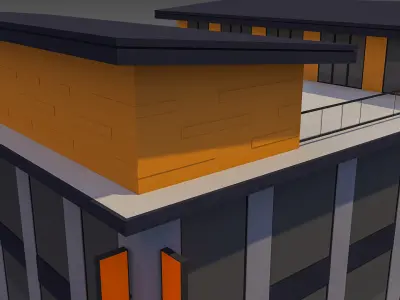 Commercial Building 005 3D model