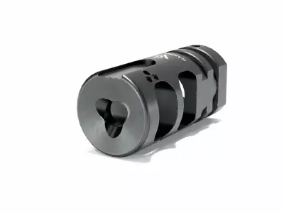 Aero Precision VG6 Gamma 556 Muzzle Brake Low-poly 3D model