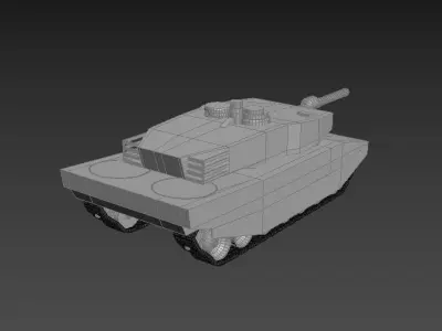 Leopard 2 A6 3D model