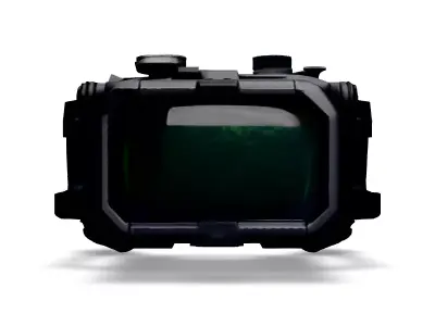 SciFi Futuristic Handheld Device Low-poly 3D model purchase