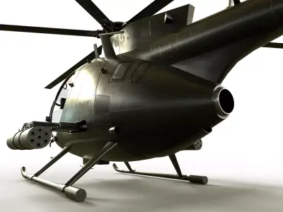 Helicopter Pack GameReady Low-poly 3D model