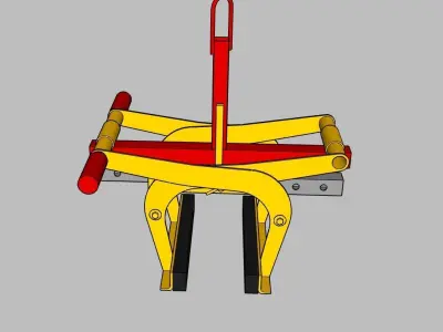 Pose bordure 3D model