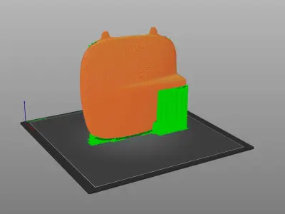 Subaru Impreza GC8 Fog Light Cover 3D Scanned Model  3D print model
