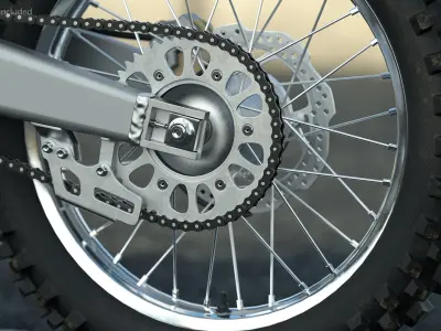 Motocross Bike Generic 3D model