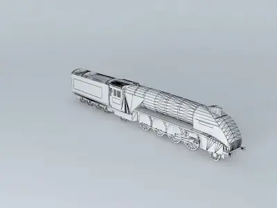 Eco Rail Track LNER 2004 Dummy With Tender Free 3D model