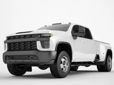 Pickup Truck Generic 02 3D model