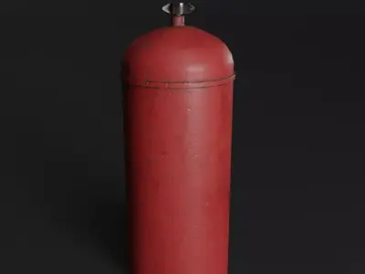 Propane Tanks Low-poly 3D model