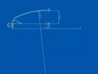 Torospherical dished end DIN28011 Free low-poly 3D model