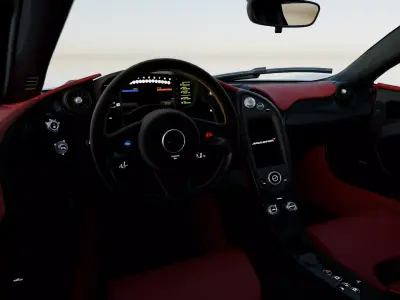 McLaren P1 2013 High Detail Game Ready Cinematic Low-poly 3D model