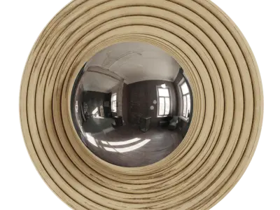  Thehighkey Dome Mirror Wall Decoration Model 