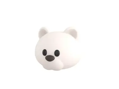 Prop148 Polar Bear Head 3D model