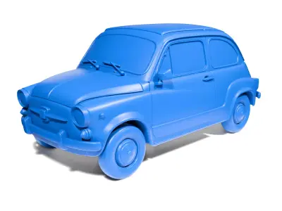 Fiat 600 3D print model