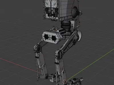 Commander AT-ST 3D model