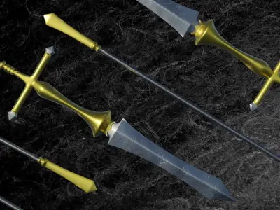 ROYAL SPEAR  Low-poly 3D model