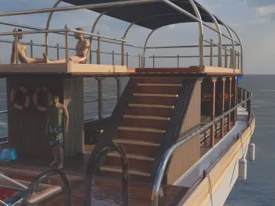 Magellan Trip Boat 3D model
