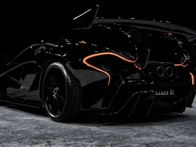 Mclaren P1 Free 3D model