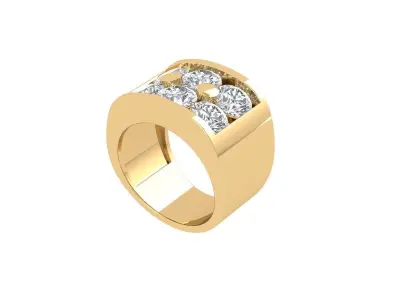 Wedding Ring  3D print model 348