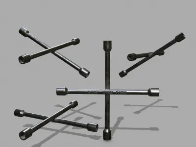  Lug Wrench 3D model