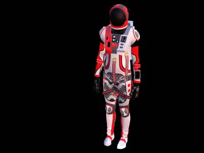 Astronaut Spacesuit China 3D model