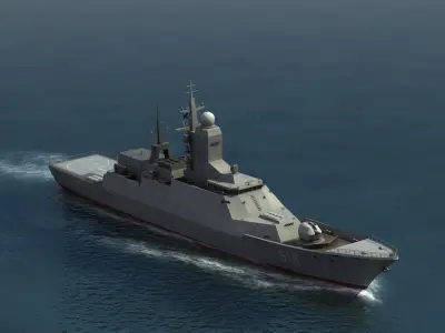 Gremyashchiy Corvette 3D model
