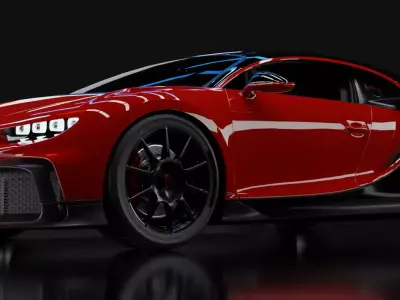 Bugatti Veyron Free 3D model by Booda