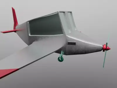Airplane Free low-poly 3D model purchase