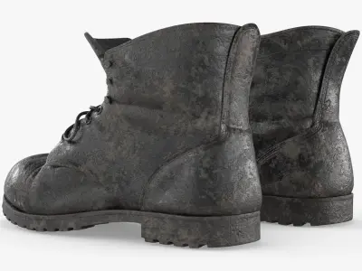  Tactical Field Vintage Boots Black Used Dirt 