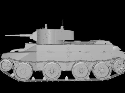BT-5 Fast Tank 3D model