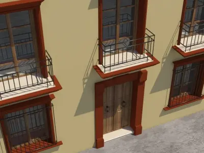 Mexican House  3D model buy